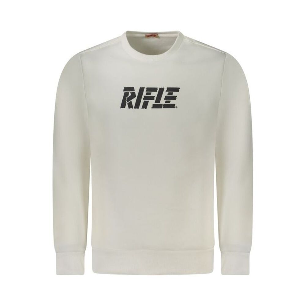 Rifle White Cotton Men Men's Sweatshirt